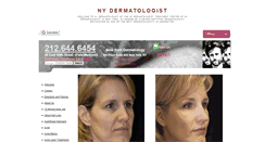 Desktop Screenshot of nydermatologist.org